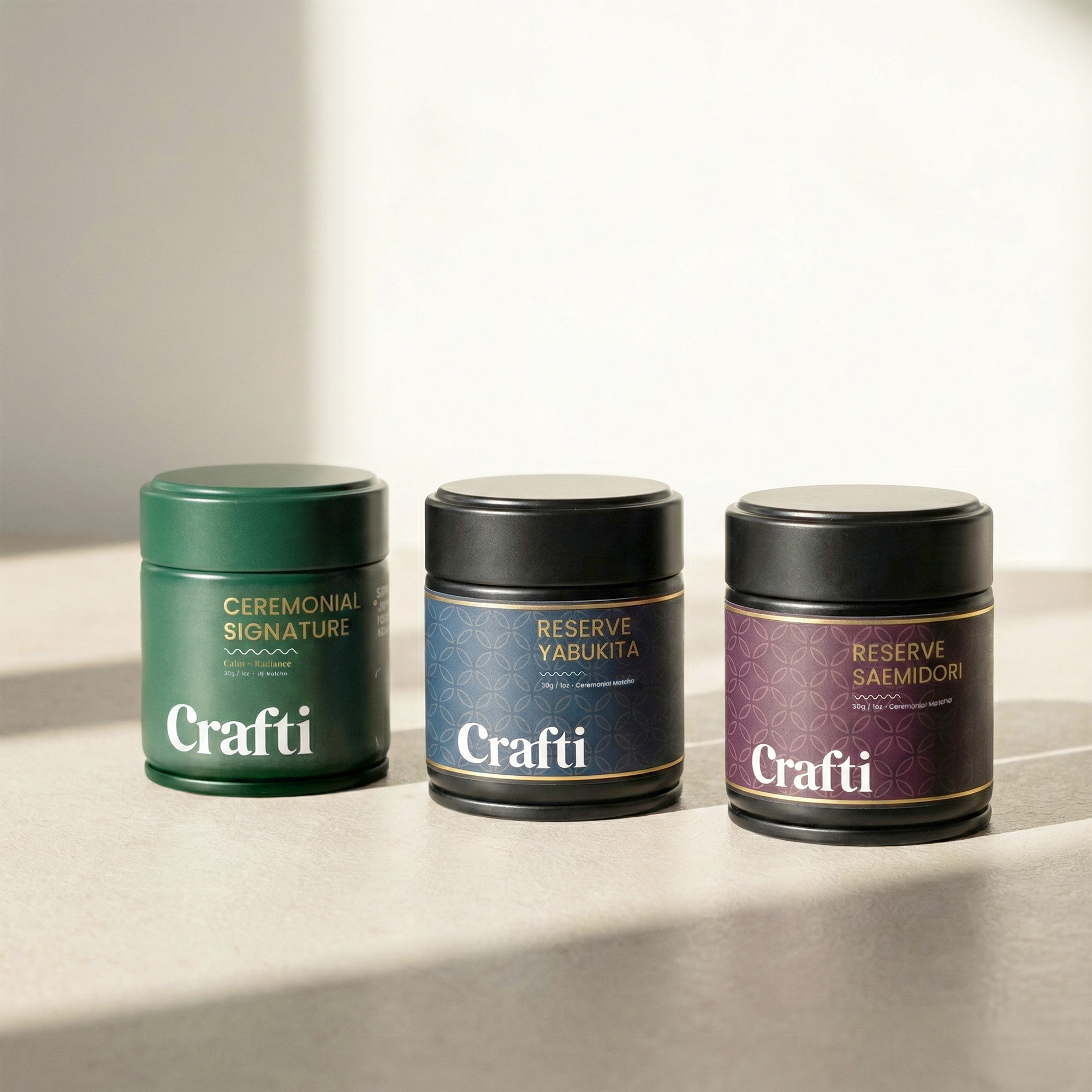 Matcha Flight - 3 Tin Tasting Set