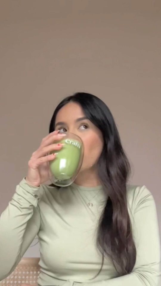 Crafti customer with their matcha