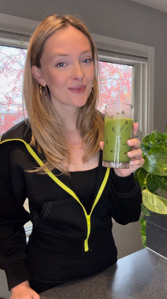 Crafti customer with their matcha