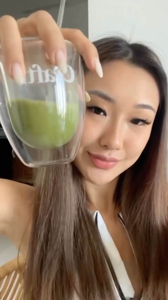 Crafti customer with their matcha