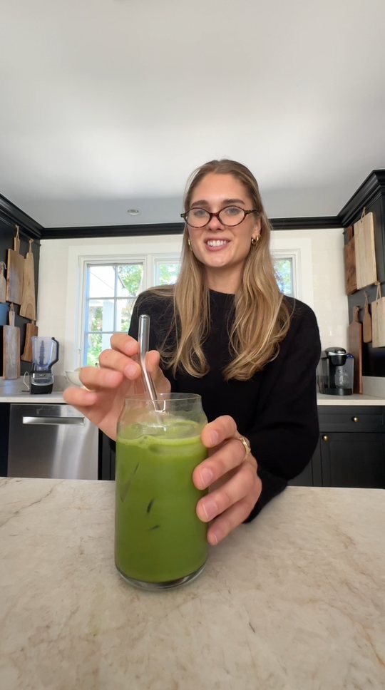 Crafti customer with their matcha