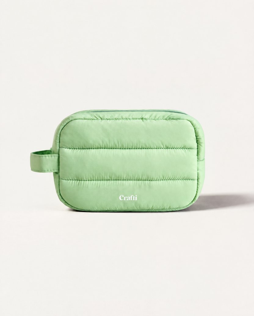Crafti Marshmallow Pouch (in Matcha)